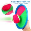 jxzdle Toss and Catch Game Set, Outdoor Games with 4 Paddles 4 Balls and 1 Storage Bag, Great Outdoor Toys/Gifts for Kids, Classic Beach and Yard Game view 2