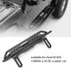 Rchobbytop RC Side Pedal 2-Pack 1:10 RC Crawler Step Pedals Heavy Duty Metal Side Board for Axial SCX10 SCX10 II 90046, Black view 3