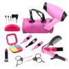 Rhinoon Beauty Hair Stylist Set, Toy Blow Dryer, Curler, Scissors, Comb, Mirror Salon Set Toys Pretend for view 1