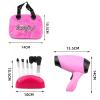 Rhinoon Beauty Hair Stylist Set, Toy Blow Dryer, Curler, Scissors, Comb, Mirror Salon Set Toys Pretend for view 3