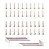 Rchobbytop Steel Screw Shaft M3x2.0x12mm (20pcs) & M4x2.5x12mm (20pcs), 1.5mm (5pcs) & 2mm (5pcs) Hex Key for Axial RC4WD HPI Arrma MST Team Associated Traxxas RC Crawler Truck Buggy view 1