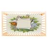 ANGELJUAN Fitted Crib Sheet, Poster Template with Zoo Animals, Mattress Sheet for Standard Crib Size, Microfiber Silky Soft Toddler Mattress Sheet, 28"x 52"x 8",Sheet for Boys Girls view 1