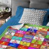 Frazzels Blanket Decorated with Sight Words from Fry - 51 to 100-50" x 60" view 4