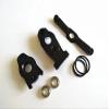for Traxxas 1/16 Mini E-Revo Slash 4WD Summit 7043 Aluminum Steering Assembly with Bearing Black view 2