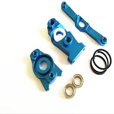 for Traxxas 1/16 Mini E-Revo Slash 4WD Summit 7043 Aluminum Steering Assembly with Bearing Blue