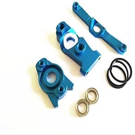 for Traxxas 1/16 Mini E-Revo Slash 4WD Summit 7043 Aluminum Steering Assembly with Bearing Blue