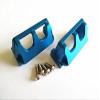 for Traxxas 1/16 Mini E-Revo Mini Rally 7037 Aluminum Servo Protector Guards - 1PR Set Blue view 1