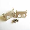 for Traxxas 1/16 Mini E-Revo Mini Rally 7037 Aluminum Servo Protector Guards - 1PR Set Silver view 1