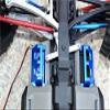 for Traxxas 1/16 Mini E-Revo Mini Rally 7037 Aluminum Servo Protector Guards - 1PR Set Silver view 3