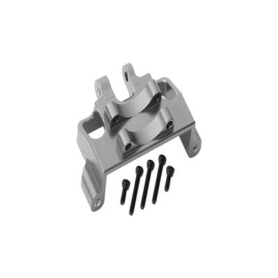 GPM For Axial 1:24 SCX24 Deadbolt AXI90081 Upgrade Parts Aluminum Servo Mount - 6Pc Set Gray Silver