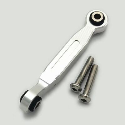 for Traxxas 1/5 XMAXX 7747 1/10 MAXX 8947 Aluminum Servo Steering Linkage Tie Rod 46MM - 1pc Silver
