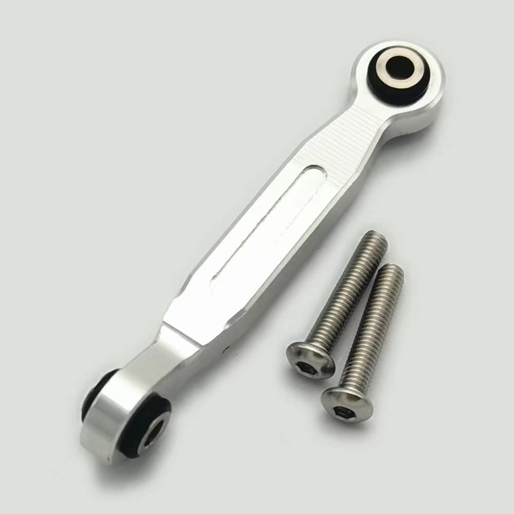 for Traxxas 1/5 XMAXX 7747 1/10 MAXX 8947 Aluminum Servo Steering Linkage Tie Rod 46MM - 1pc Silver