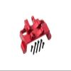 GPM For Axial 1:24 SCX24 Deadbolt AXI90081 Upgrade Parts Aluminum Servo Mount - 6Pc Set Red view 1