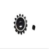 GPM For Losi 1:10 Lasernut U4 Tenacity LOS03028 / Tenacity DB Pro LOS03027V2 Upgrade Parts Harden Steel 45# 14T Pinion Gear - 2Pc Set Black view 2
