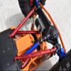 Axial 1/10 RBX10 Ryft 4WD Rock Bouncer AXI03005 Upgrade Parts Aluminum Front Upper & Lower Chassis Links Parts Tree - 4Pc Set Blue view 3