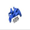 GPM For Axial 1:24 SCX24 Deadbolt AXI90081 Upgrade Parts Aluminum Servo Mount - 6Pc Set Blue view 1
