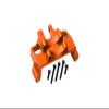 GPM For Axial 1:24 SCX24 Deadbolt AXI90081 Upgrade Parts Aluminum Servo Mount - 6Pc Set Orange view 1