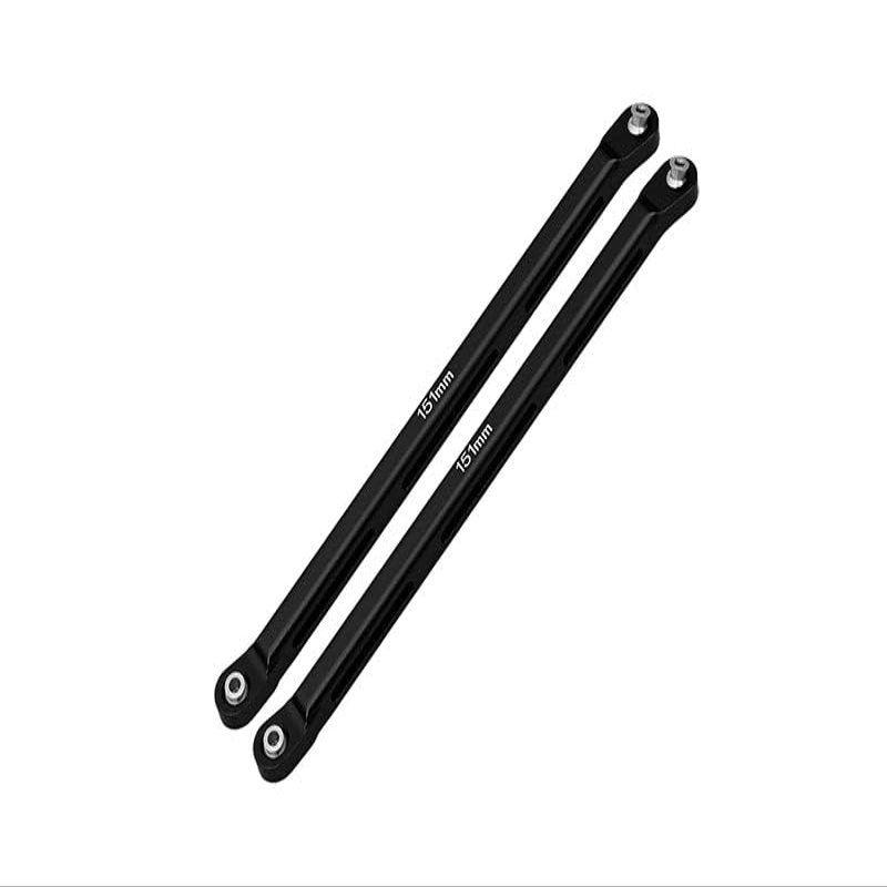 Axial 1/10 RBX10 Ryft 4WD Rock Bouncer AXI03005 Upgrade Parts Aluminum Rear Chassis Links Parts Tree - 2Pc Set Black