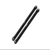 Axial 1/10 RBX10 Ryft 4WD Rock Bouncer AXI03005 Upgrade Parts Aluminum Rear Chassis Links Parts Tree - 2Pc Set Black view 1