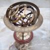 Vimal Nautical Brown Antique Brass Armillary Nautical Marine Sphere World Globe Size Height 8 Inch Approx Diameter: 5 inches Approx view 3