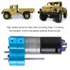 Dilwe RC Motor Gear Box Set, RC Transmission Gear Box with 370 Motor RC Accessories for WPL B1 B1 C14 C14 1/16 Truck RC Car Replacement Parts(Blue) view 4