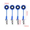 RC Car Shell Body Clip,4PCS RC Car Shell Body Fixed Clips Upgrade Parts Universal for 1/10 Model Car(Dark Blue) view 2