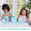 Kidoozie Trendy Kitchen Trio, Set of 3 Realistic Toy Kitchen Appliances for Pretend Play; Children Ages 3+ view 2