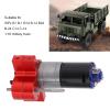 Dilwe RC Motor Gear Box Set, RC Transmission Gear Box with 370 Motor Upgrade Parts for WPL B1 B?1 C14 C?14 1/16 Truck(Red) view 2