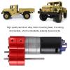 Dilwe RC Motor Gear Box Set, RC Transmission Gear Box with 370 Motor Upgrade Parts for WPL B1 B?1 C14 C?14 1/16 Truck(Red) view 4