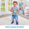 Kidoozie Rock N Glow Musical Guitar, Handheld Toy Instrument with Lights and Sounds for Toddlers 12M+ view 3