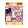 Calico Critters Snow Rabbit Mother's Weekend Travel Set, Dollhouse Playset with Figure and Accessories view 2
