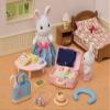 Calico Critters Snow Rabbit Mother's Weekend Travel Set, Dollhouse Playset with Figure and Accessories view 4