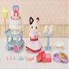 Calico Critters Tuxedo Cat Girl's Party Time Playset, Dollhouse Playset with Figure and Accessories view 4