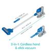 Kidoozie Tidy Vacuum Duo, 2-in-1 Stick and Handheld Toy Vacuum Cleaner for Pretend Play; Children Ages 3+ view 2