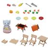 Calico Critters Bubblebrook Elephant Girl's BBQ Picnic Set, Dollhouse Playset with Figure and Accessories view 3