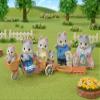 Calico Critters Husky Brother & Sister's Tandem Cycling Set, Dollhouse Playset with Figures and Accessories view 4