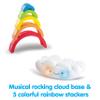 Kidoozie Musical Stack & Learn Rainbow - Stacking Activity Toy for Infants and Toddlers 6-24M - Motion Activated Lights and Sounds - Encourages Early Learning and Fine Motor Skills view 2