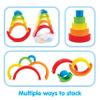 Kidoozie Musical Stack & Learn Rainbow - Stacking Activity Toy for Infants and Toddlers 6-24M - Motion Activated Lights and Sounds - Encourages Early Learning and Fine Motor Skills view 4