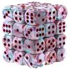 Chessex Festive 12mm d6 Pop Art/red Dice Block (36 dice) Discontinued view 1