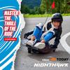 Rollplay Nighthawk Electric Ride On Toy for Ages 6 & Up with 12V 7AH Rechargeable Battery, Side Handlebars for Steering, Tall Rear Safety Flag, and a Top Speed of 6.5 MPH, White view 3