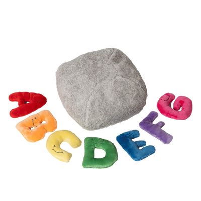 Alphapals Educational Alphabet Toys - 26 Piece Rainbow Colors Set, 4" Stuffed Letters in Plush Bag - Perfect Learning Language Awareness & ABCs Recognition Gifts for Kids, 3, 4, & 5 Year Olds