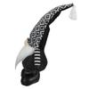 17" Black and White Plush Knit Gnome Christmas Figure1 view 3