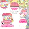 10 Pieces Candyland Party Decorations Candyland Table Decorations Lollipop Table Honeycomb Centerpieces Decor for Candy Theme Birthday Party Supplies Tables Decor Baby Shower Halloween Spooky Candy view 4