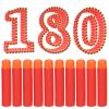 lififun Mega Dart Refill Pack 180 Pcs Compatible with Nerf N-Strike Mega Series Blasters, Red view 1