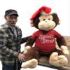 Big Plush Giant Stuffed Monkey Wears Santa Hat & Shirt - Large 4-Foot Extra-Soft Jumbo Plush Animal - 48 inches Huge Gigantic Animals - Oversized Monkeys - Hug a Santa Stuffed Animal view 4