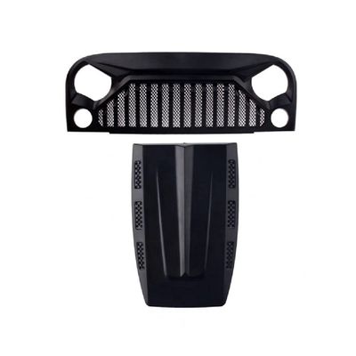 Air Inlet Grille Plastic Front Face & Hood for Axial for SCX10 for Jeep Wrangler Crawler 1/10 RC