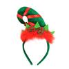 Ochine Christmas Headband Santa Hat Party Elf Hats Red Xmas Headbands Christmas Tree Headband Elf Headband for Adults Kids view 1