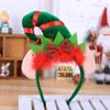 Ochine Christmas Headband Santa Hat Party Elf Hats Red Xmas Headbands Christmas Tree Headband Elf Headband for Adults Kids view 2
