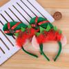 Ochine Christmas Headband Santa Hat Party Elf Hats Red Xmas Headbands Christmas Tree Headband Elf Headband for Adults Kids view 4