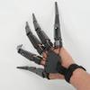 Loloda Halloween Articulated Fingers Hand Knuckle Paw Extensions Gear Flexible Finger Toy Ghost Claw Hand Model Party Props Black Right Hand One Size view 2